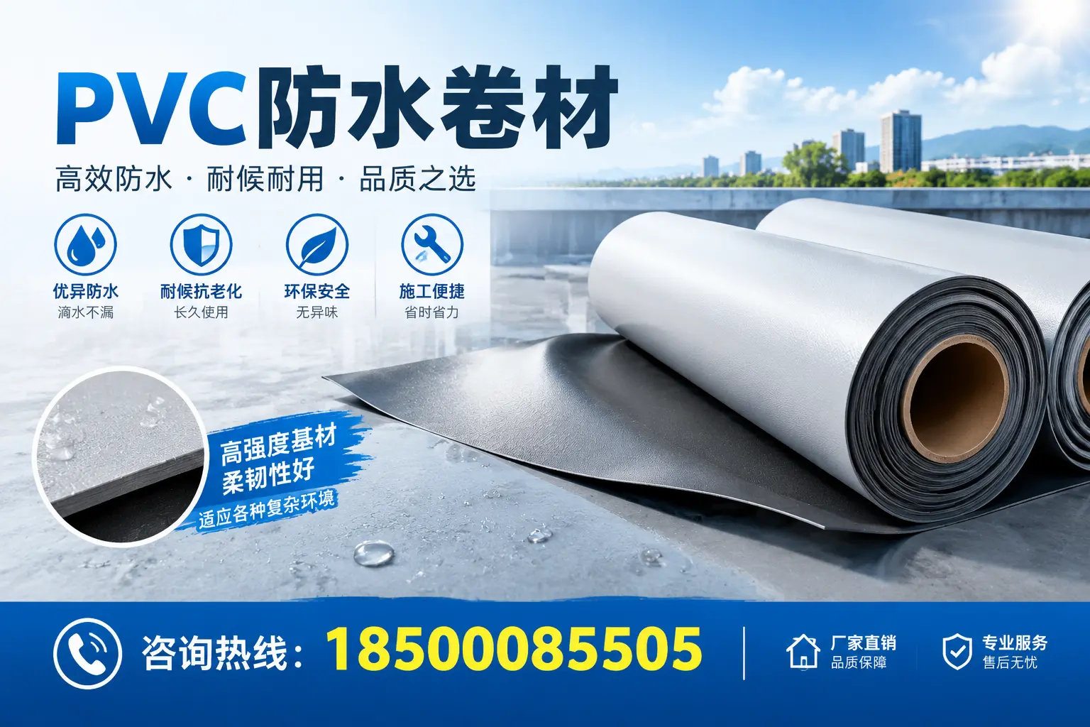 PVC防水卷材的环保特性与可持续发展探讨本溪